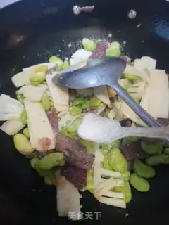 Make Scrambled beans step 11