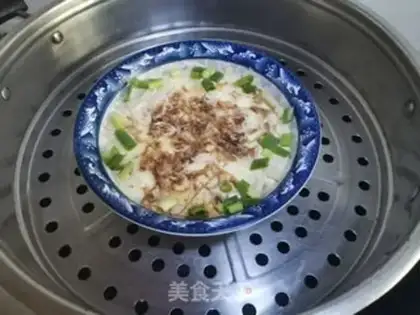 Make Shrimp chicken cake step 3