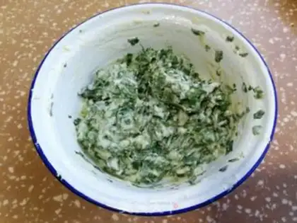 Make Sausage eggcake step 3