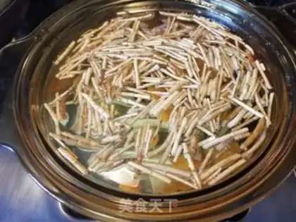 Make Orange mackerel cane step 4