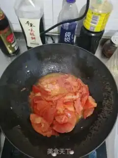 Make Tomato eggs step 2