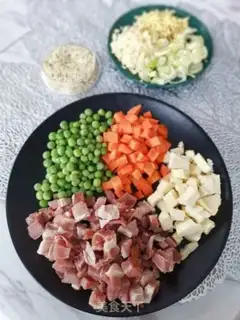 Make Pyramid and ham step 1