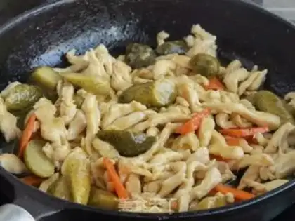 Make Sour cucumber fried chicken step 5