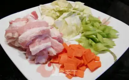 Make Taste little fried meat step 0