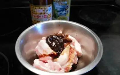 Make Taste little fried meat step 3