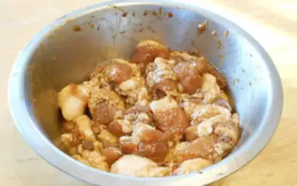 Make Taste little fried meat step 4