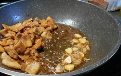 Make Taste little fried meat step 6