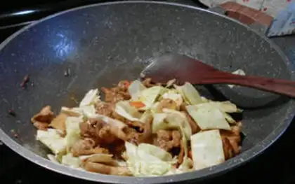 Make Taste little fried meat step 8