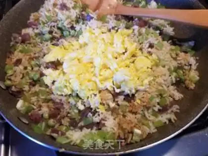 Make Weenie fried rice step 6