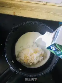 Make Milk and rice step 1