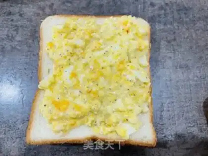 Make Butter egg sandwich step 6