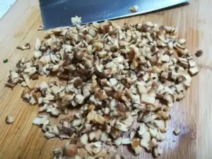 Make The mushroom cabbage bag step 5