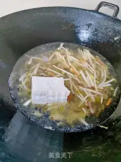 Make Tofu paste soup step 4