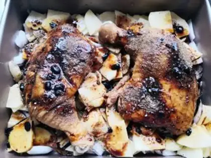 Make Roasted chicken leg step 4