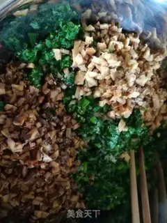 Make The mushroom cabbage bag step 7