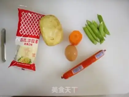 Make Japanese potato salad step 0