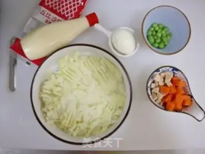 Make Japanese potato salad step 2