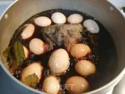 Make Five teas and eggs step 4