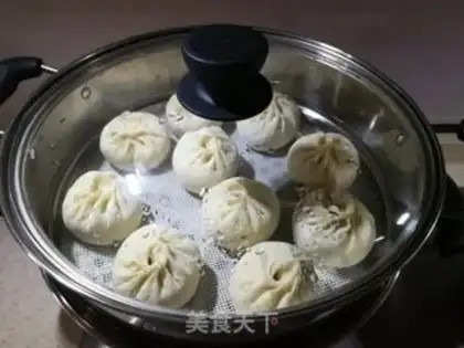 Make The mushroom cabbage bag step 13