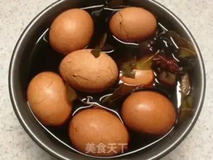 Make Five teas and eggs step 5