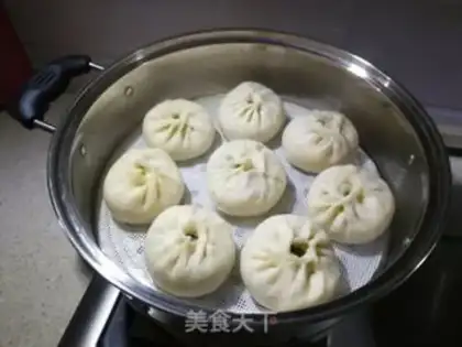Make The mushroom cabbage bag step 14
