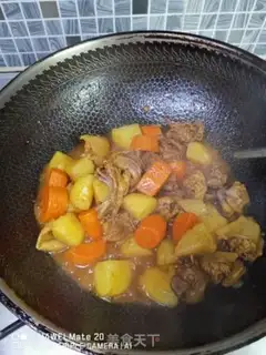 Make Potato chicken step 5
