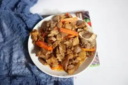 Make Carrot and lamb step 9