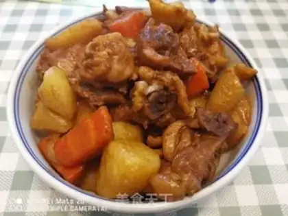 Make Potato chicken step 6