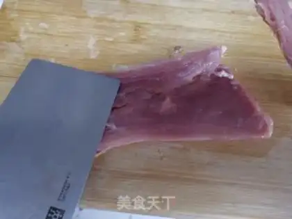 Make Old pineapple meat step 1