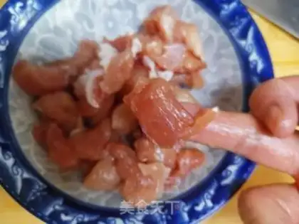 Make Old pineapple meat step 2