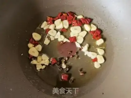 Make Garlic chili chili step 7