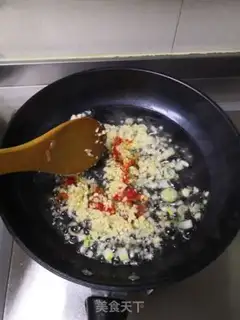 Make Garlic fans steaming doll food step 5
