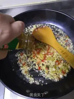 Make Garlic fans steaming doll food step 6