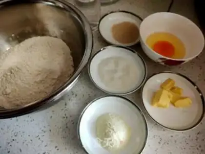 Make Bean roll bread step 0