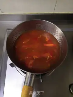 Make Pork liver spinach tomato soup step 14