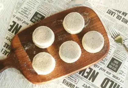 Make Potato powdered snow step 15