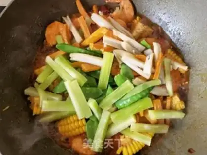 Make Spicy boiled shrimp step 17