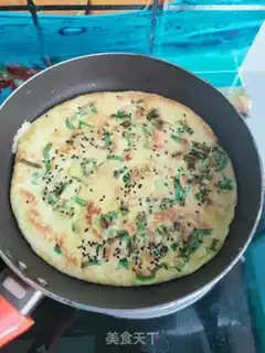 Make Onion eggcake step 5