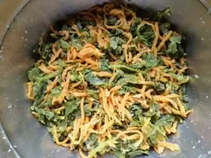 Make Celery leaves and carrots step 11