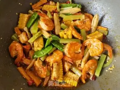 Make Spicy boiled shrimp step 20