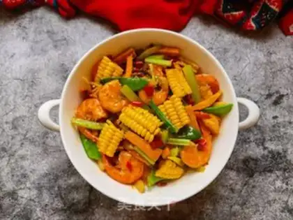 Make Spicy boiled shrimp step 21