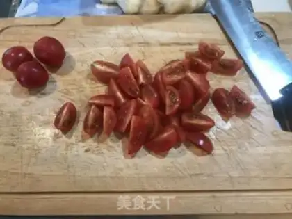 Make Tomato salad step 1