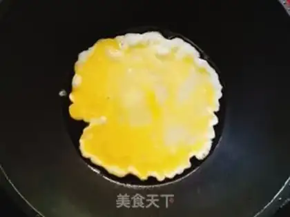 Make ♪ Egg fan ♪ step 3