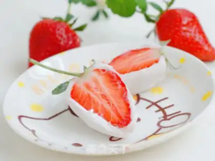 Make Strawberry Dafu step 4