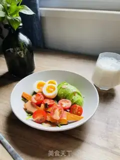 Make Ten minutes for breakfast with butter and potatoes step 7