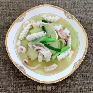 Make cucumbers fire fresh squid step 10