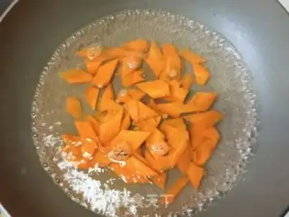 Make Carrot peppers, fried mushrooms step 4