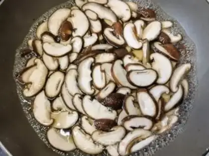 Make Carrot peppers, fried mushrooms step 5