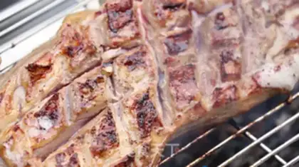Make Carbon roasted lamb leg step 3