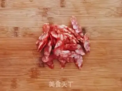 Make Radish salami step 1